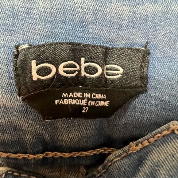 Vintage Y2K Bebe Summer Wash Denim Shorts - Picture 12 of 13